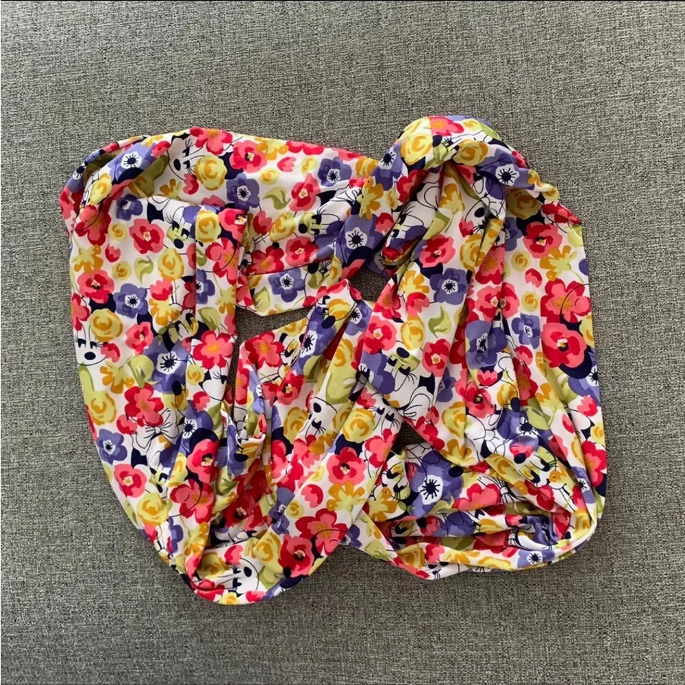 Bibbidi Bobbidi Brook Scarf Wrap Etsy Floral Disney Minnie Mouse Handmade